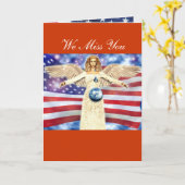 兵士の天使 カード (黄色い花)