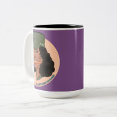 兵士の女の子のマグ ツートーンマグカップ (正面左)