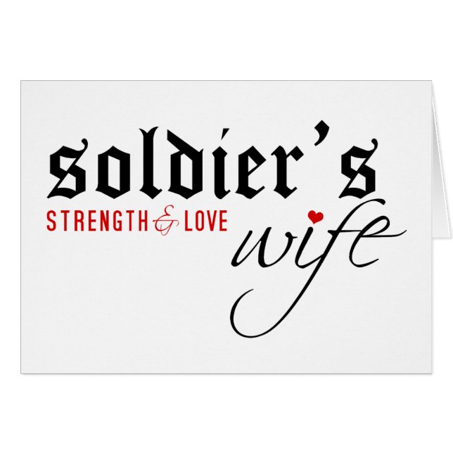 兵士の妻: Stength及び愛 (正面横)