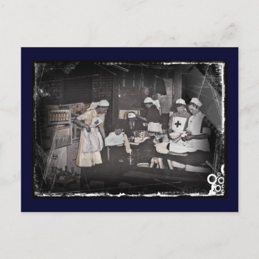 兵士の子ナース応急処置ステーション ポストカード (正面)