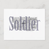 兵士の宣誓 ポストカード (正面)