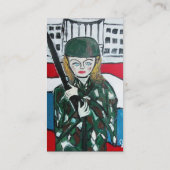 兵士の少女 名刺 (裏面)