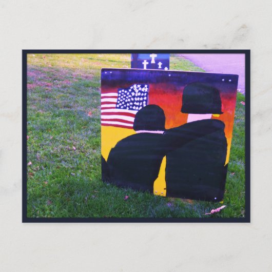 兵士の心地よい – はがき (正面)