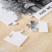 兵士の戦士-宣誓は背景色をカスタマイズ ジグソーパズル (側面)