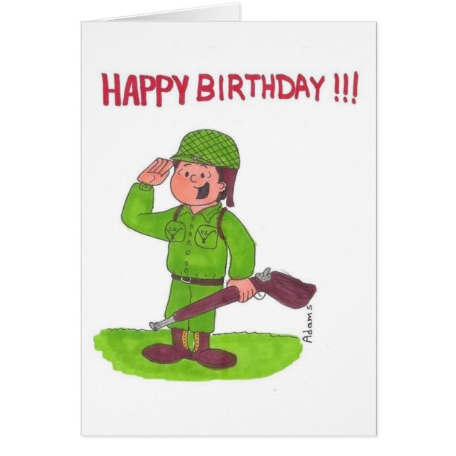 兵士の挨拶 (正面)