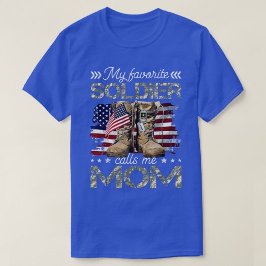 兵士の母の陸軍の母の陸軍卒業の母 Tシャツ (デザイン正面)