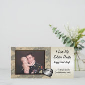 兵士の父親の日カスタマイズ可能 (スタンド正面)