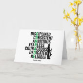 兵士の特徴 カード (黄色い花)