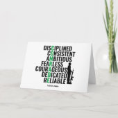 兵士の特徴 カード (正面)