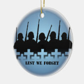 兵士の献上品の記念忘れオーナメント セラミックオーナメント (左)