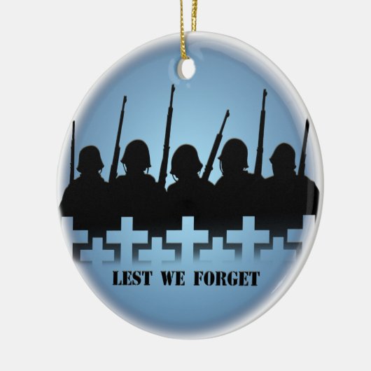 兵士の献上品の記念忘れオーナメント セラミックオーナメント (左)