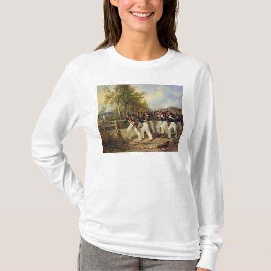 兵士の生命1849年からの場面 Tシャツ (正面)