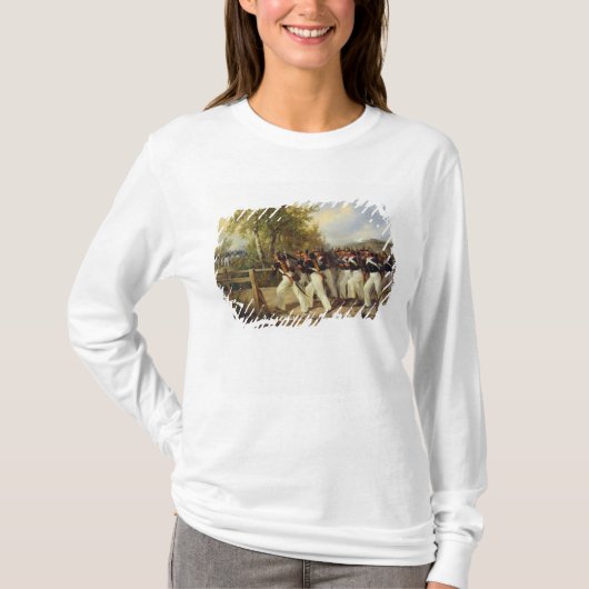兵士の生命1849年からの場面 Tシャツ (正面)