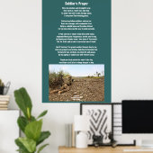 兵士の祈りの言葉ポスター ポスター (ホームオフィス)