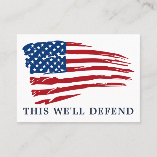 兵士の祈りの言葉軍隊アメリカ国旗の愛国心 名刺 (裏面)