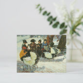 兵士の編み物 | ジョージ・ルークス ポストカード (スタンド正面)