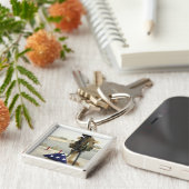 兵士の落ちたギア キーホルダー (側面)