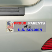 兵士の親 バンパーステッカー (車上)