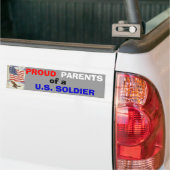 兵士の親 バンパーステッカー (トラック上)