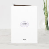 兵士の誕生日旗 カード (裏面)