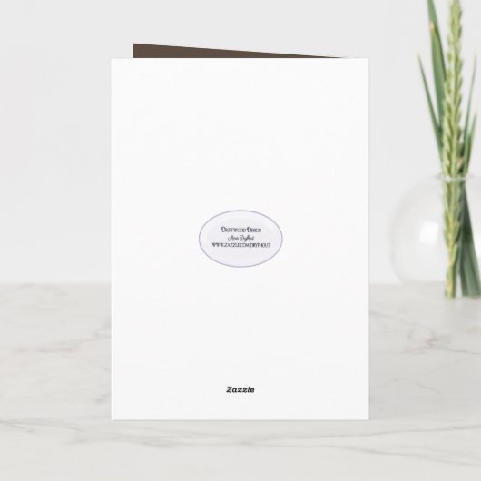 兵士の誕生日旗 カード (裏面)