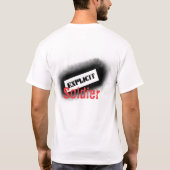 兵士の赤 Tシャツ (裏面)