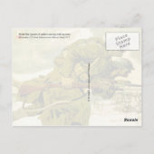 兵士の食糧供給に関するWWIポスター ポストカード (裏面)