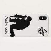 兵士のiPhone Xケース Case-Mate iPhoneケース (裏面(横))