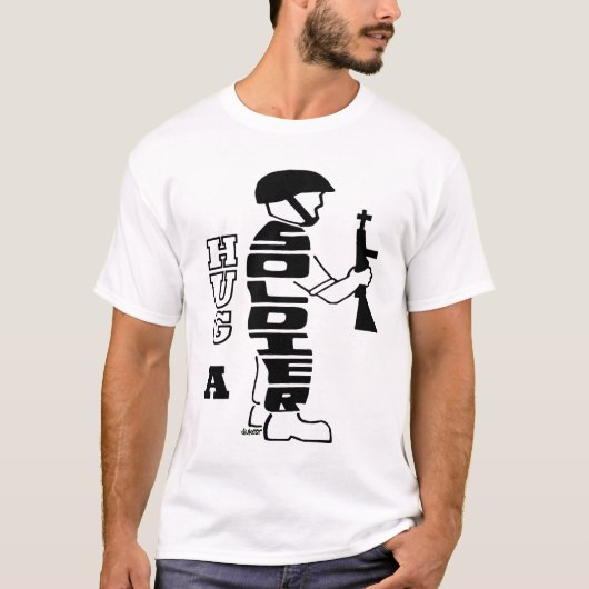 兵士のTシャツを抱き締めて下さい Tシャツ (正面)