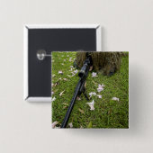 兵士はスナイパーの戦術を実践する 缶バッジ (正面&裏面)