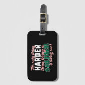 兵士を愛するよりも強い – 軍隊配偶者 ラゲッジタグ (正面縦)