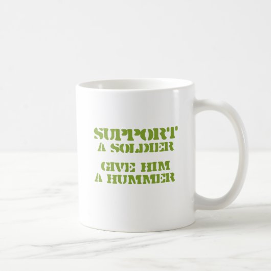 兵士を支援しよう - ハンマーを贈ろう コーヒーマグカップ (右)