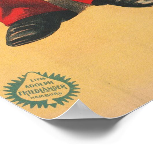 兵士を称賛する群衆のサーカスフランスのポスター ポスター (角)