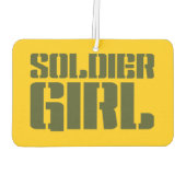 兵士ガール カーエアーフレッシュナー (裏面)