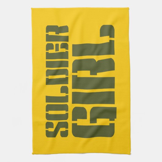 兵士ガール キッチンタオル (縦)