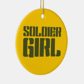 兵士ガール セラミックオーナメント (右)
