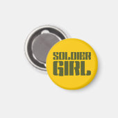 兵士ガール マグネット (正面/裏面)