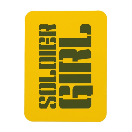 兵士ガール マグネット (縦)