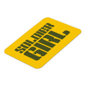 兵士ガール マグネット (左側)