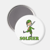 兵士スティック図 マグネット (正面/裏面)