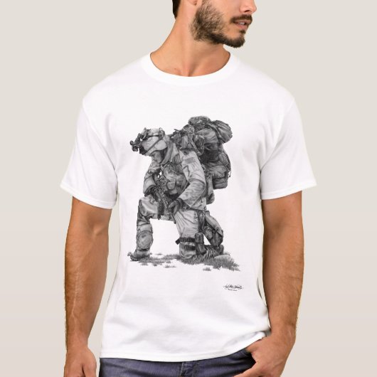 兵士マーフィーエリオットを祈ること Tシャツ (正面)