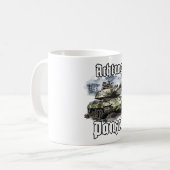 兵士モチーフタンク注意ドイツ戦車武器販売 コーヒーマグカップ (正面左)