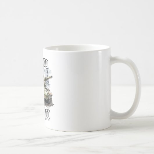 兵士モチーフタンク注意ドイツ戦車武器販売 コーヒーマグカップ (右)
