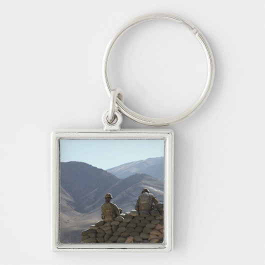 兵士走通信機 キーホルダー (正面)