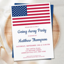 兵士遠くにパーティーモダン米国国旗の軍隊