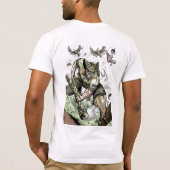 "兵士遺産"の充満! ワイシャツ Tシャツ (裏面)