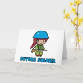 兵士 カード (黄色い花)