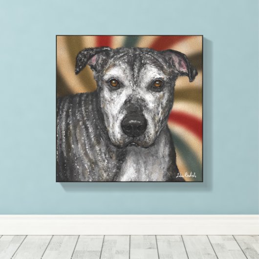 兵士 キャンバスプリント (インサイチュ (ウッドフロア))