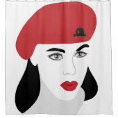 兵士 シャワーカーテン (正面)