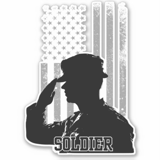 兵士 シール (正面)